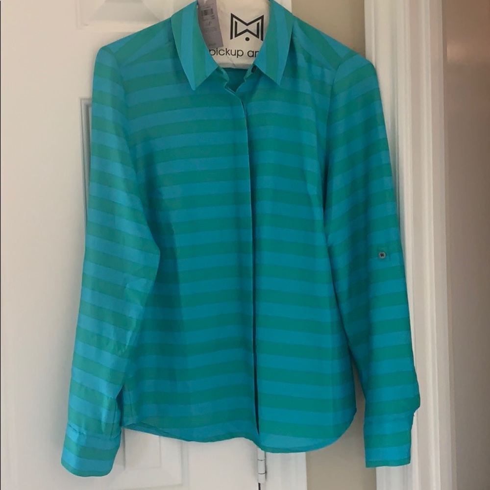 New Ann Taylor striped blouse